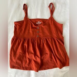 Hollister baby doll flowy tank top